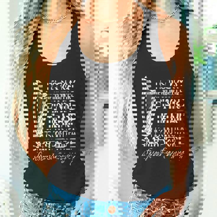 ハープを弾くのが嫌いなら大丈夫 タンクトップ