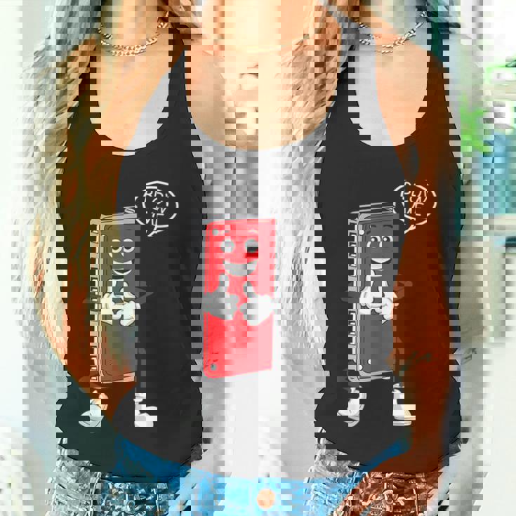 ハーモニカプレーヤー フレンチハープ ブルース ミュージシャン タンクトップ