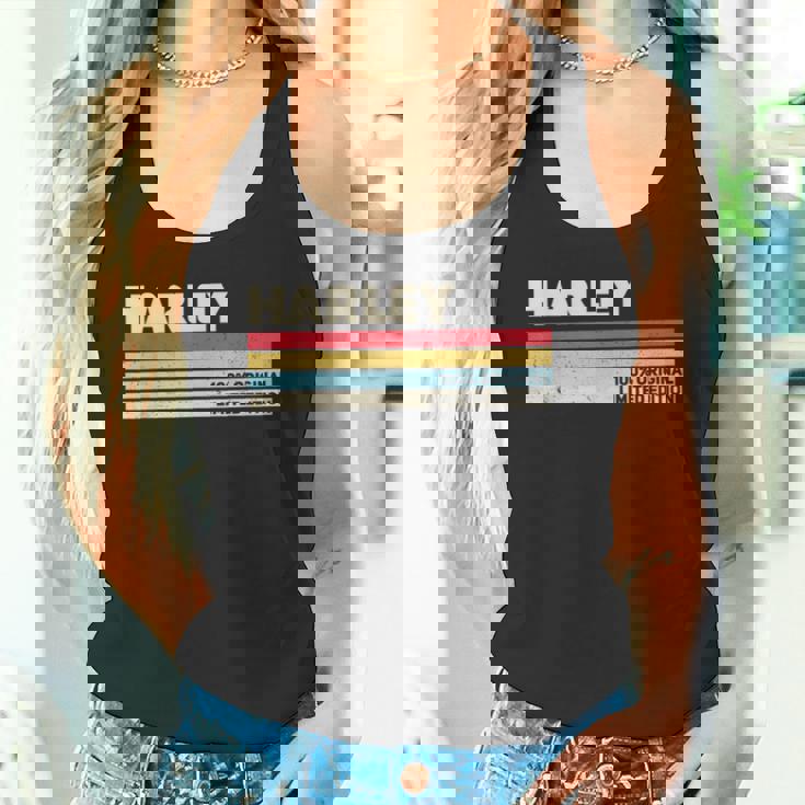 ハーレー 名前入り レトロ ヴィンテージ 70年代 80年代 90年代 誕生日 タンクトップ