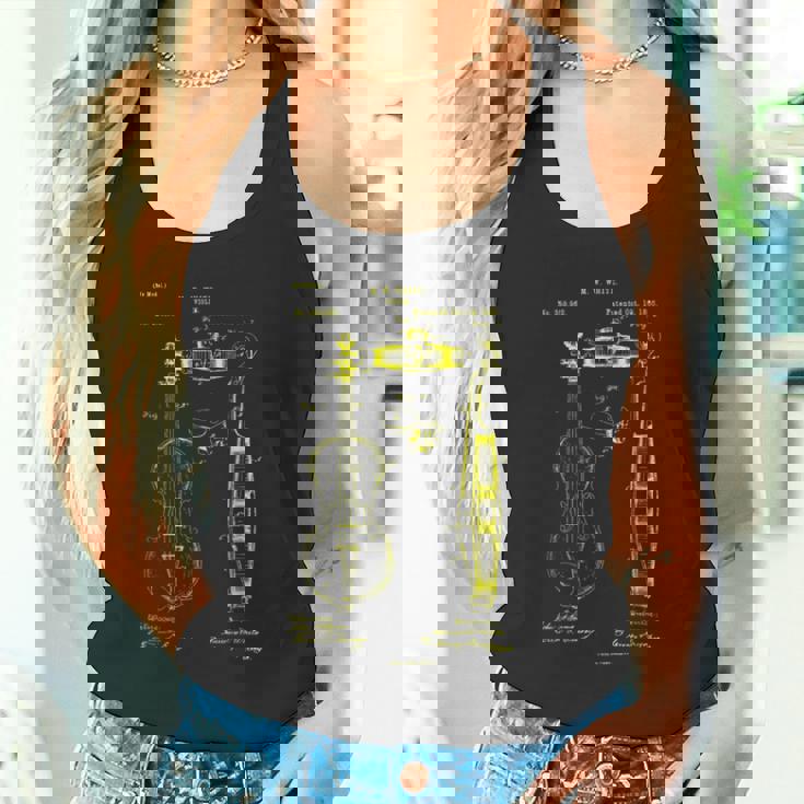 バイオリン奏者 バイオリン ビンテージ 特許 ストリング オーケストラ タンクトップ