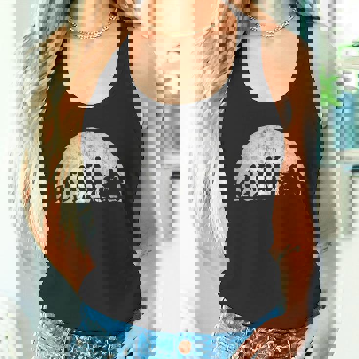 バイカーの進化-人間のモーターサイクルモータースポーツの進化 タンクトップ