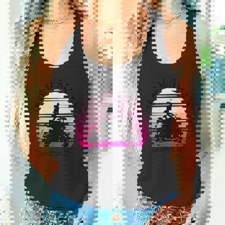 バイク おしゃれ フルカウル レディー オートバイ ツーリング ガール ライダー タンクトップ