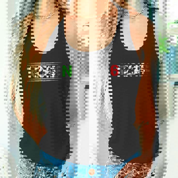 バイク ギアシフト 1N23456 バイク バイカー ツアー タンクトップ