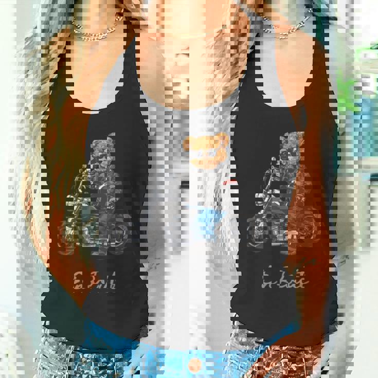 バイク クラシック オートバイ 熊 クルーザー タンクトップ