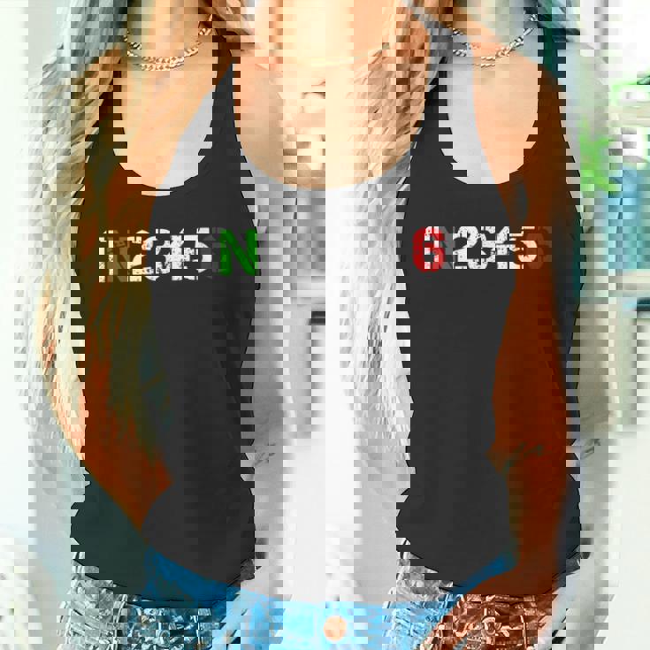 バイクギアシフト 1N23456 バイク バイカー ツアー タンクトップ