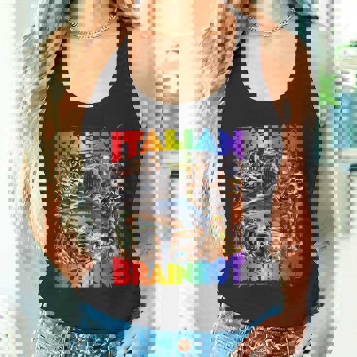 バイラルイタリアンブレインロットミーム-イタリアンブレインロット。 タンクトップ