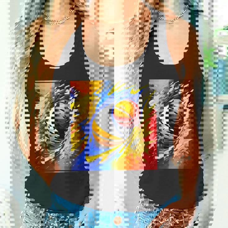 バスケットボール チーム スポーツ カラフル ボール バスケットボール愛好家 タンクトップ