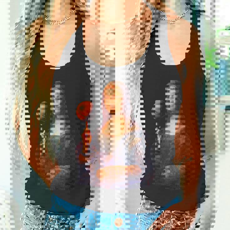 バスケットボール バスケ 面白tシャツ モナリザ おもしろ ネタ 服 おもしろグッズ バスケ部 タンクトップ