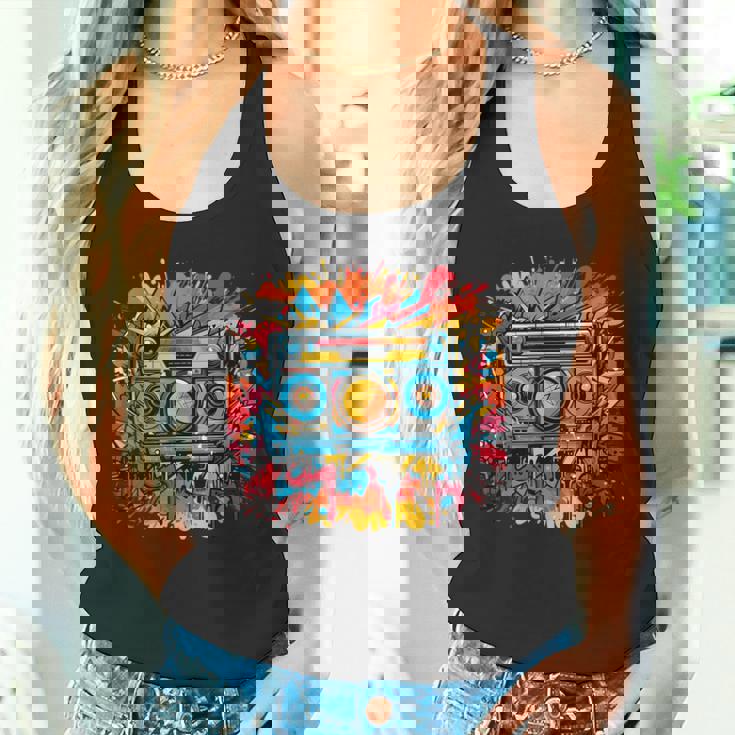 バスケットボール選手 アーバン グラフィック ノベルティ ビンテージアート タンクトップ