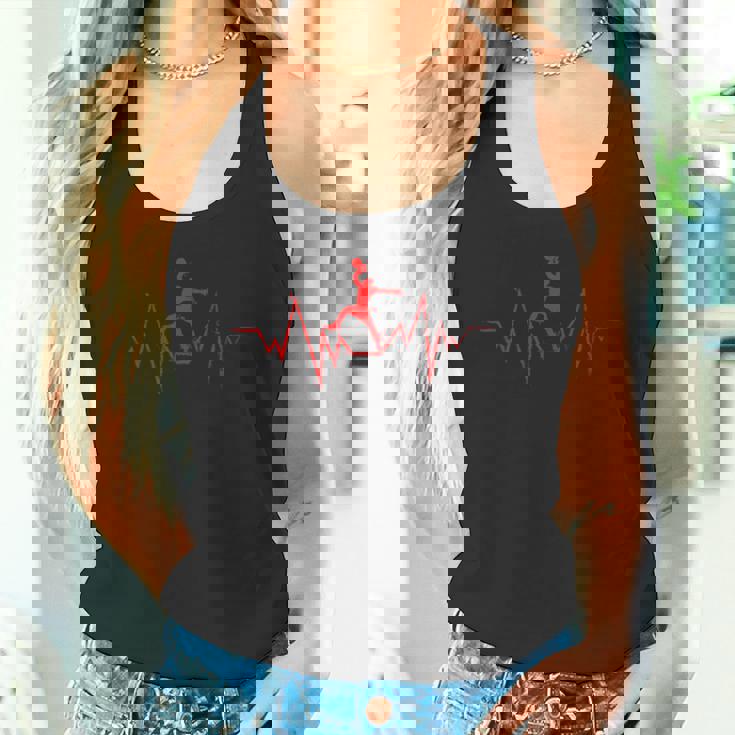 バスケットボール選手のためのバスケットボールハートビートストリートボール タンクトップ