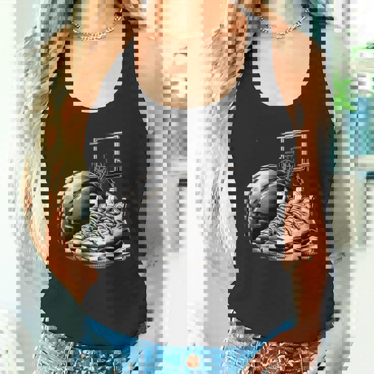 バスケットボール選手の夢 スニーカー ボール スラムダンク タンクトップ