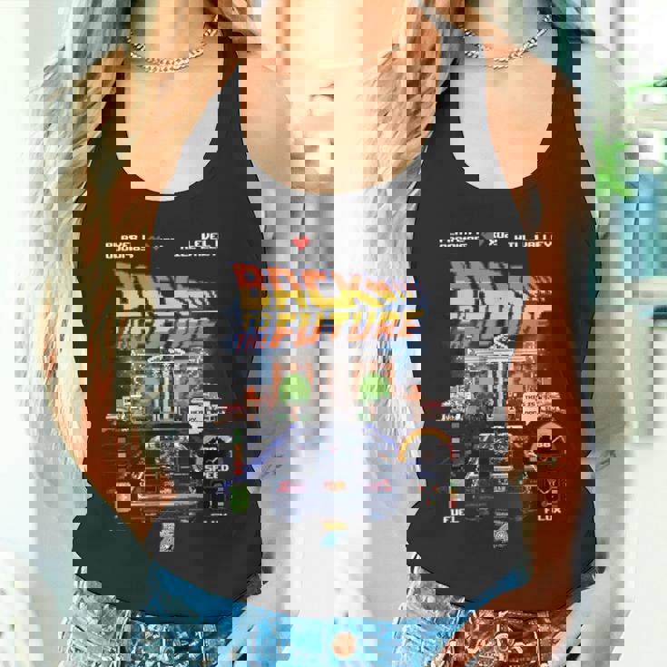 バック・トゥ・ザ・フューチャー 40周年記念ビデオゲームスタイル タンクトップ