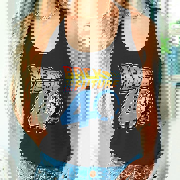 バック・トゥ・ザ・フューチャー 40周年記念時計塔ロゴ タンクトップ