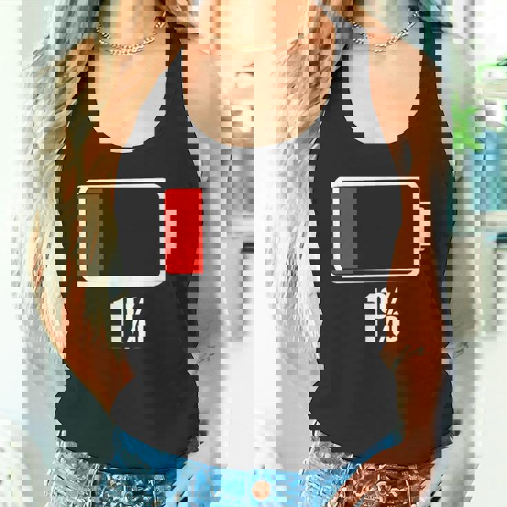 バッテリー残り1バッテリーデッドtシャツバッテリー低下 タンクトップ