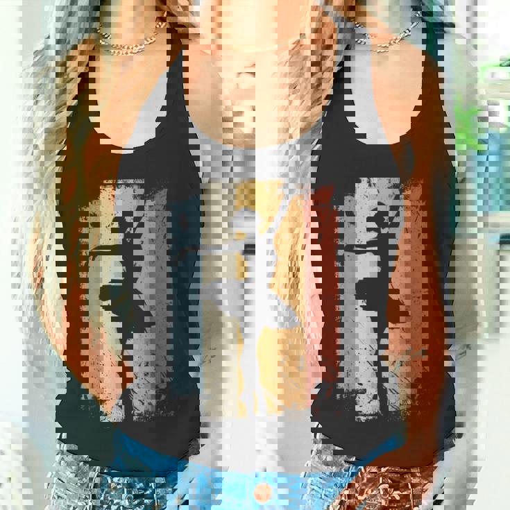 バレエダンスダンスバレリーナシューズ En Pointe ヴィンテージレトロ タンクトップ