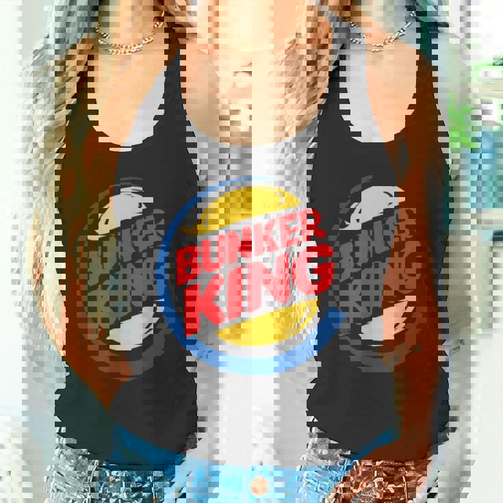 バンカーキング パロディ ファニー アンチトランプ タンクトップ