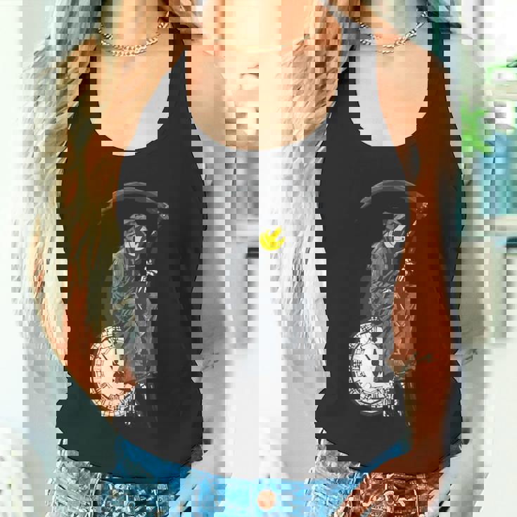 バンクシーの死神時計 タンクトップ