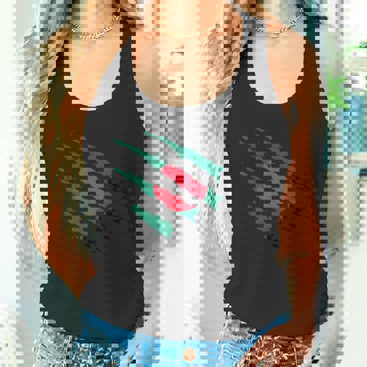 バングラデシュ国旗 バングラデシュ ルーツ 爪 バングラデシュ プライド タンクトップ