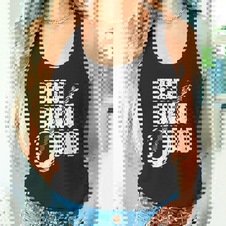 バンジョーパパ バンジョーインストラクター カントリーミュージック 父の日 タンクトップ