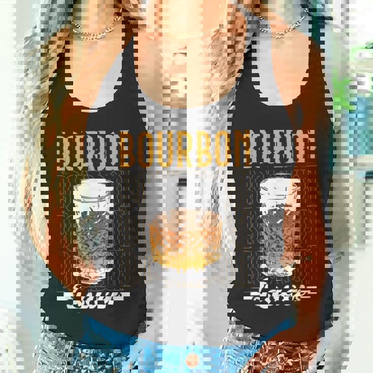 バーボンラバー 恋人 酒飲み 飲酒 ドリンク バーボン タンクトップ