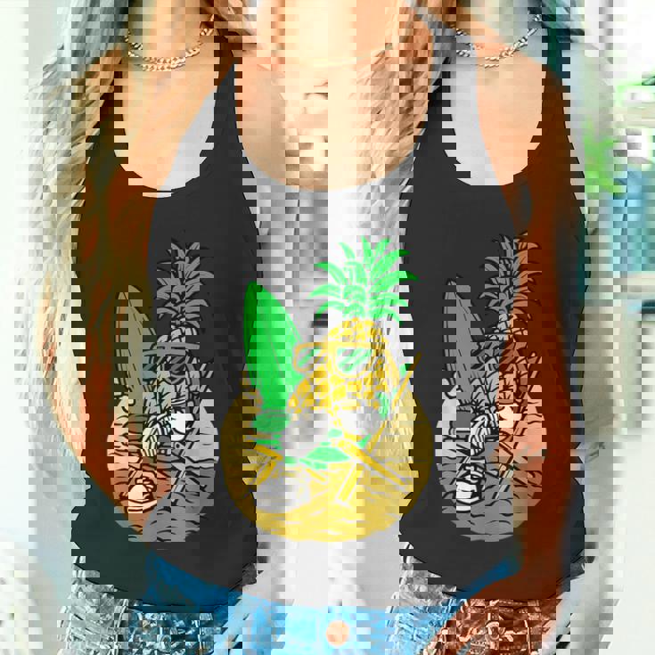 パイナップル サーファー サングラス ハワイ ハワイアン アロハ メンズ レディース タンクトップ