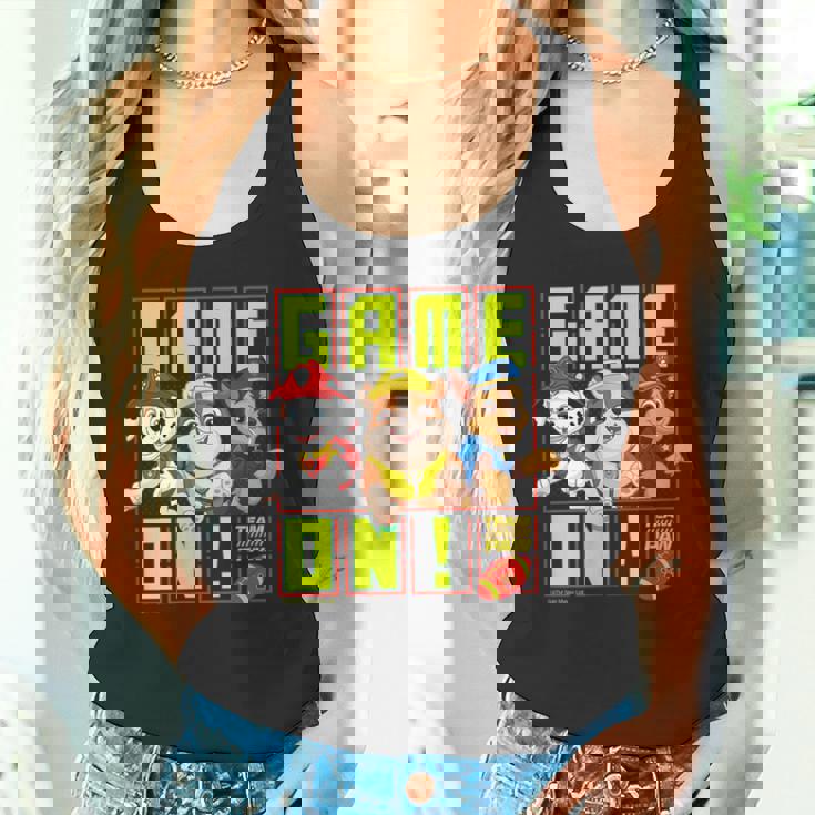 パウパトロール フットボールチーム パウゲームオン タンクトップ