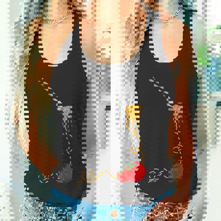 パスタスパゲッティトマトヌードル イタリアンフード タンクトップ