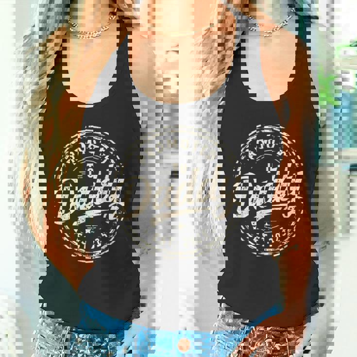 パパに昇格 2025 新パパベイビー初めてのお父さん タンクトップ