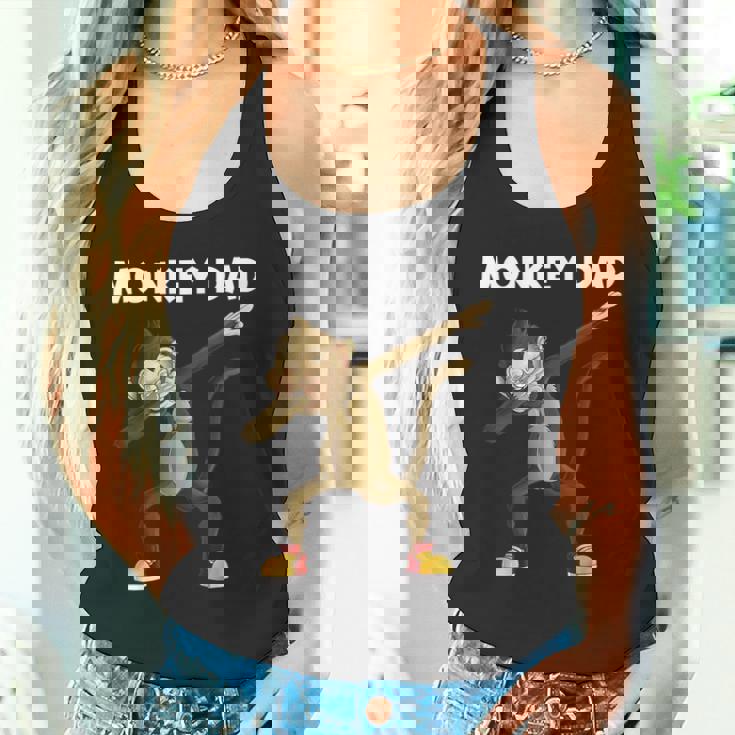 パパ・ゴリラ猿 チンパンジー 動物 かわいい猿 ギフト タンクトップ