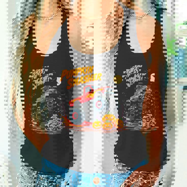 パンプキンスマッシャー モンスタートラック ハロウィン ジャック・オー・ランタン タンクトップ