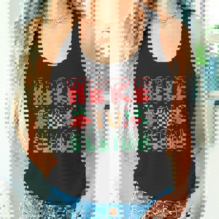 ヒア・トゥ・スレイ・ジョリー・クリスマス・バイブス タンクトップ