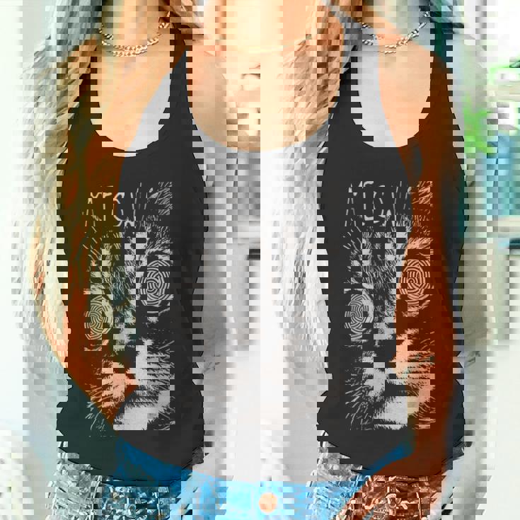 ヒップホップ Y2k Hip Hop Cat ヴィンテージ ヒップスター レトロ エッジの効いたストリートウェア 猫 タンクトップ