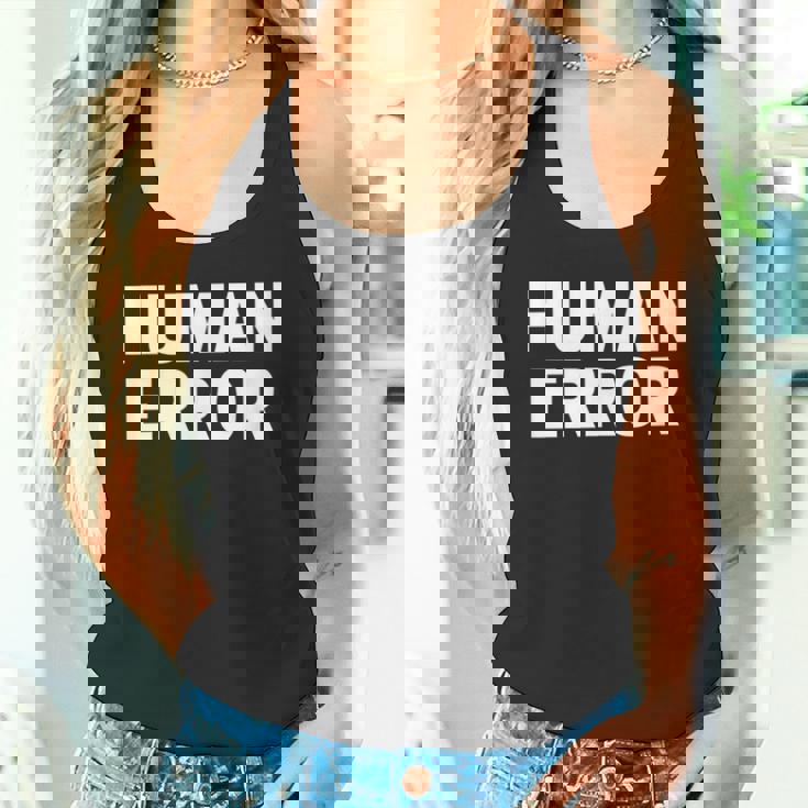 ヒューマンエラー タンクトップ