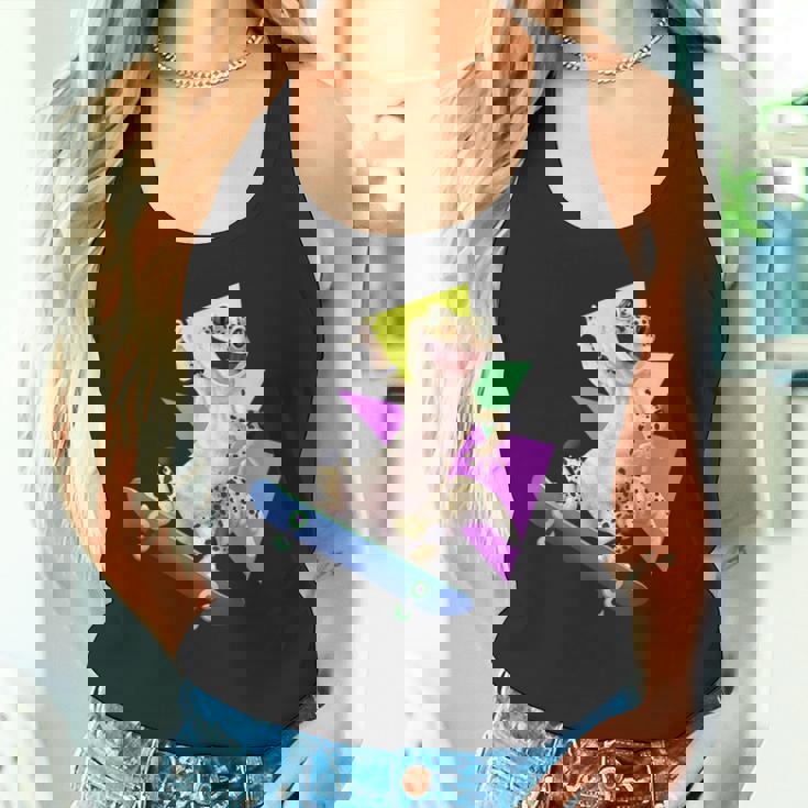 ヒョウモントカゲモドキ スケートボードのトカゲ タンクトップ