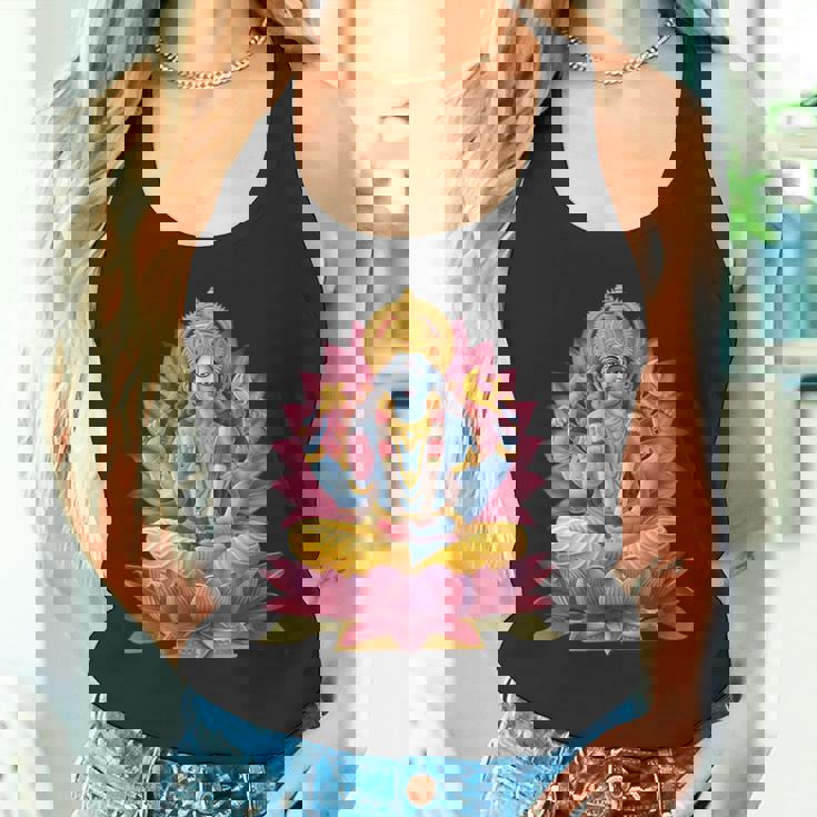 ヒンドゥー教の神ヴィシュヌ ヴィシュヌ ヒンドゥー教 守護の象徴 タンクトップ