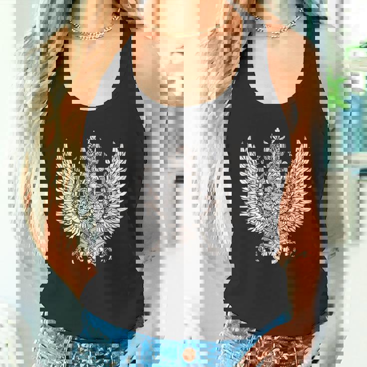 ヒンドゥー神話 ガルーダ ヒンドゥー教のガルーダ ヒンドゥー教の神ガルーダ タンクトップ