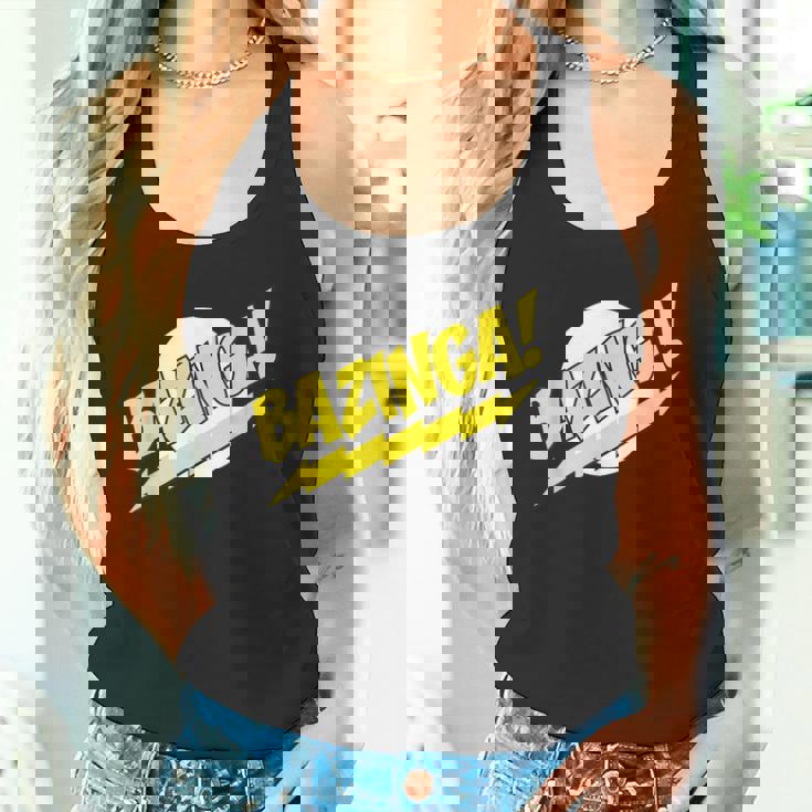 ビッグバン理論ロゴ Bazinga タンクトップ