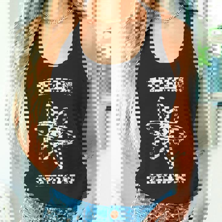 ビッグバン理論ロゴチームシェルドン・アトム タンクトップ