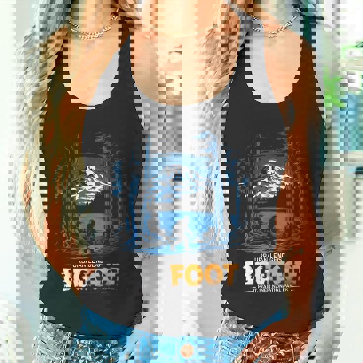 ビッグフット都市神話伝説マウントレイナー国立公園 タンクトップ