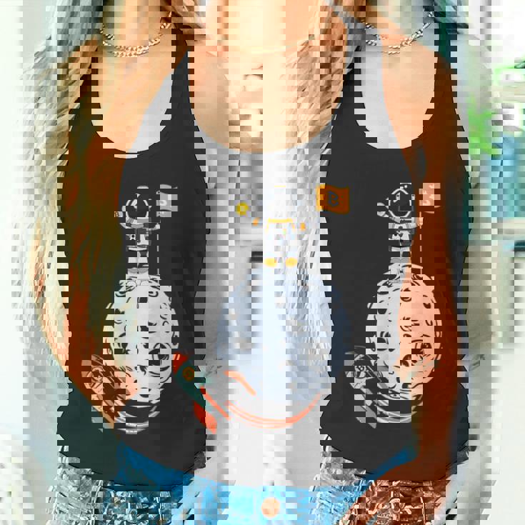 ビットコイン・ザ・ムーン・クリプト タンクトップ