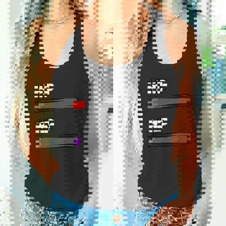 ビデオゲームのようなhp&Mpゲージ。 タンクトップ