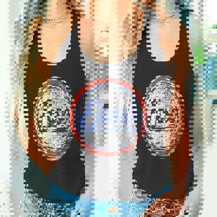 ビンテージ Esso ガソリンスタンドサイン タンクトップ