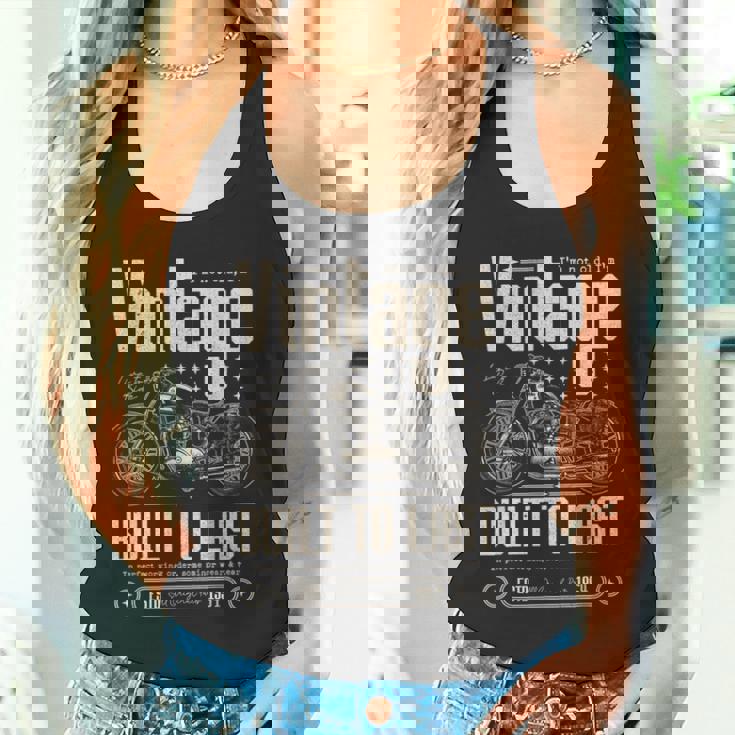 ビンテージ バイク バイカー バイクの誕生日 1954 年生まれ タンクトップ