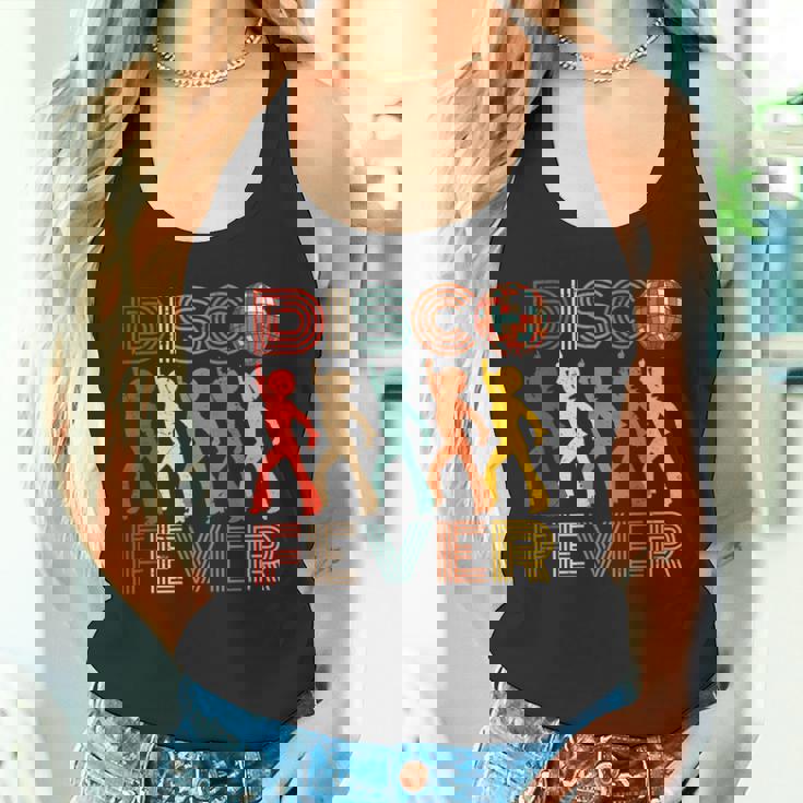 ビンテージ レトロ ディスコ フィーバー 70 年代 80 年代のファミリー パーティー ダンス テーマ タンクトップ