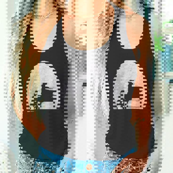 ピアニスト ピアノ奏者 クラシック音楽 ジャズ音楽 満月 趣味 クール ピアノ好き 音楽好き タンクトップ