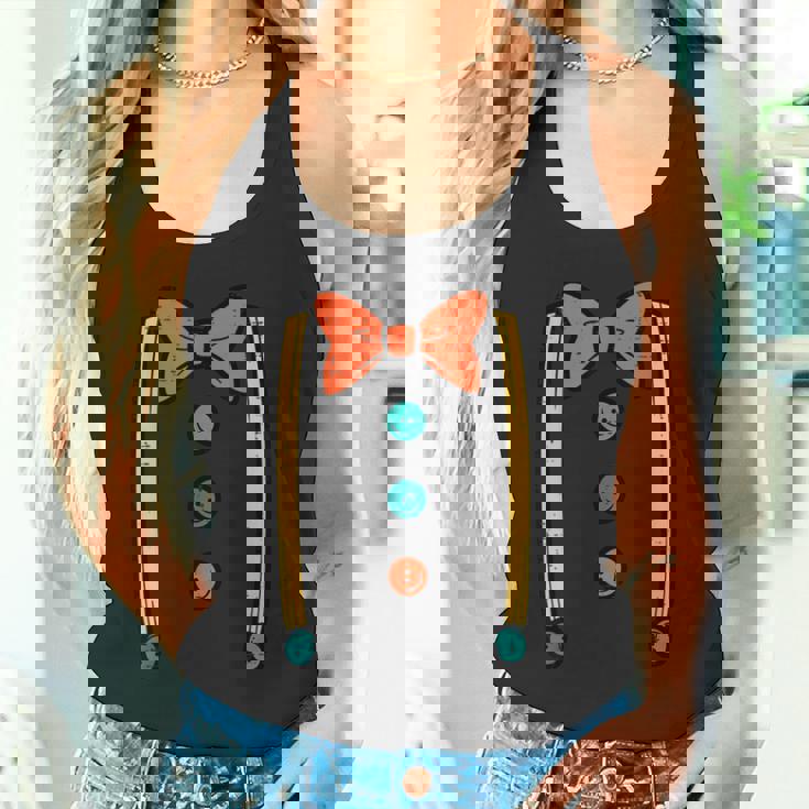 ピエロ 蝶ネクタイ サスペンダー コスチューム かわいい ハロウィン 男性 男の子 キッズ タンクトップ