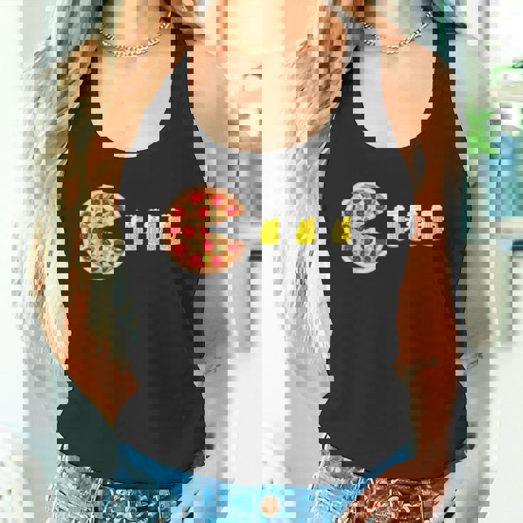 ピザとビール 楽しいピザ ナイトゲーマー ピザ タンクトップ