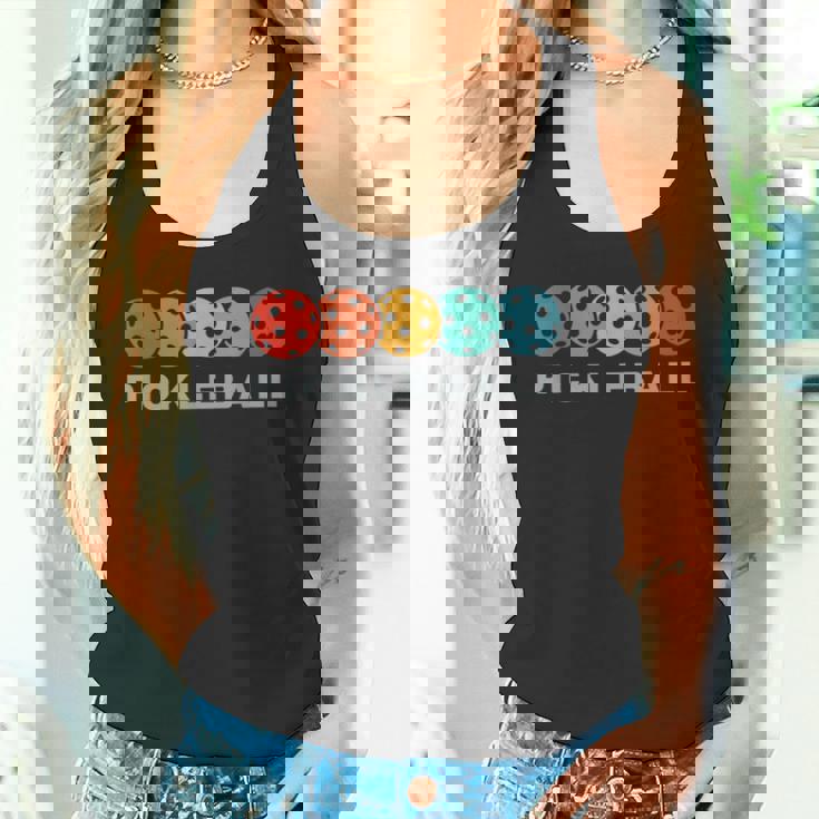 ピックルボール プレーヤー レトロなピックルボール タンクトップ