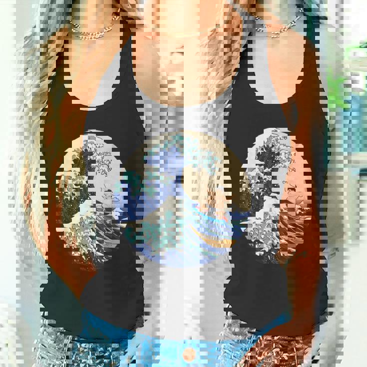 ファンシー 神奈川 大波 相撲 サーフィン パロディ タンクトップ