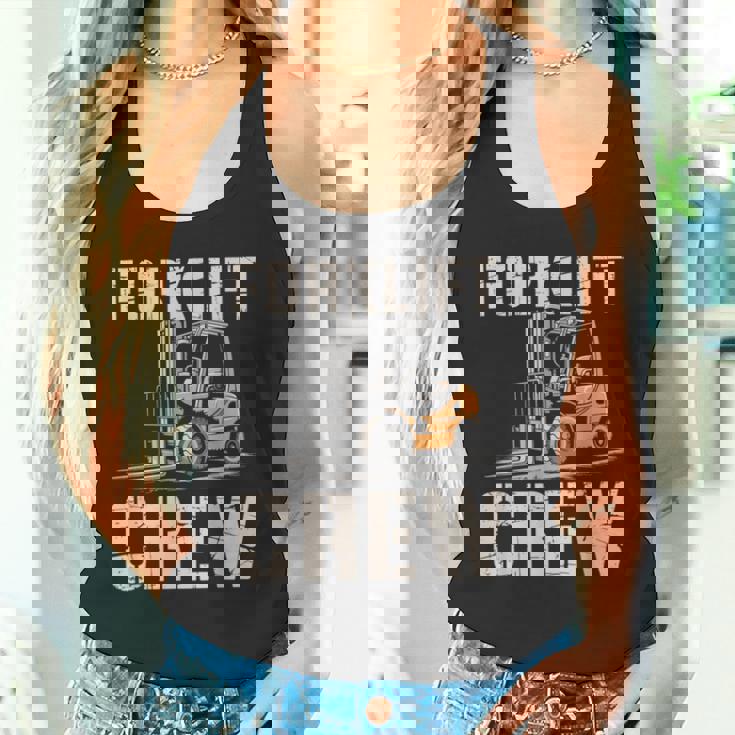 フォークリフト クルー ヴィンテージ 倉庫 作業員 倉庫 タンクトップ